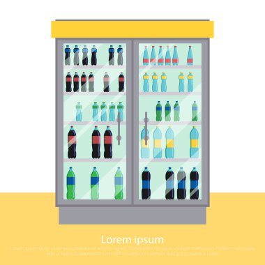 Vitrin boş ve dolu. Vitrin