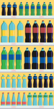 Vitrin boş ve dolu. Vitrin