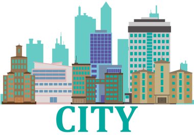 Gökdelenlerin şehri bina bir