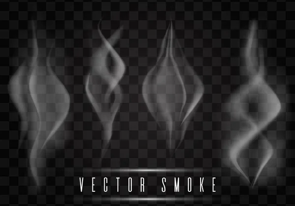 Colección de vectores de humo . — Archivo Imágenes Vectoriales
