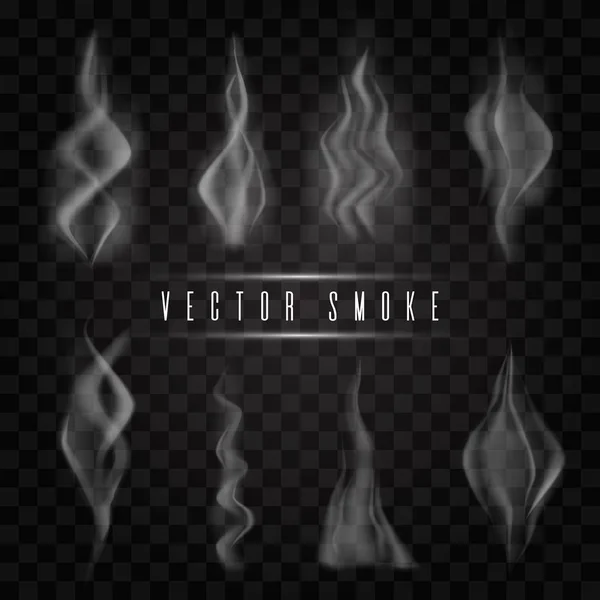 Smoke vector collection. — Stock Vector