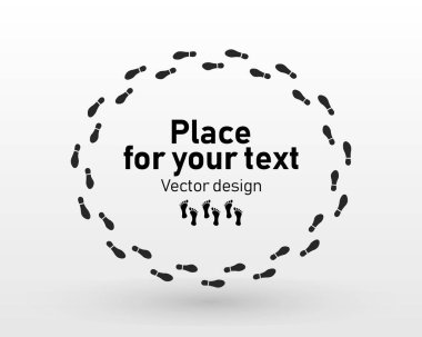 Ayakkabı ve çıplak ayak yazdırma.