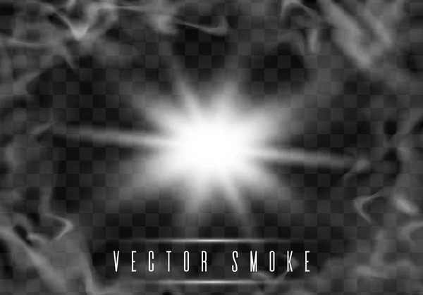 Efecto humo o nube . — Archivo Imágenes Vectoriales
