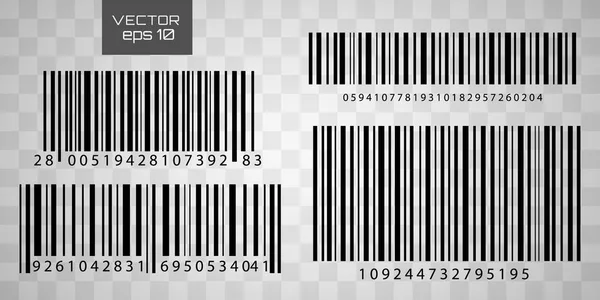 Illustration vectorielle d'icône de code à barres . — Image vectorielle