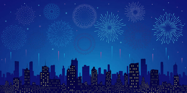 Stars,skyline and salute.