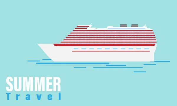 Croisière estivale — Image vectorielle