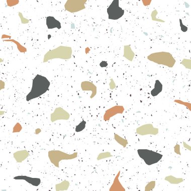 Terrazzo pürüzsüz desen.