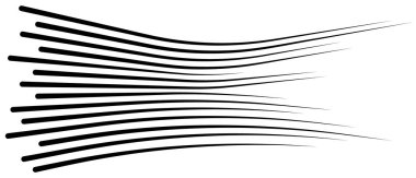 Hız çizgileri izole küme. Güneş