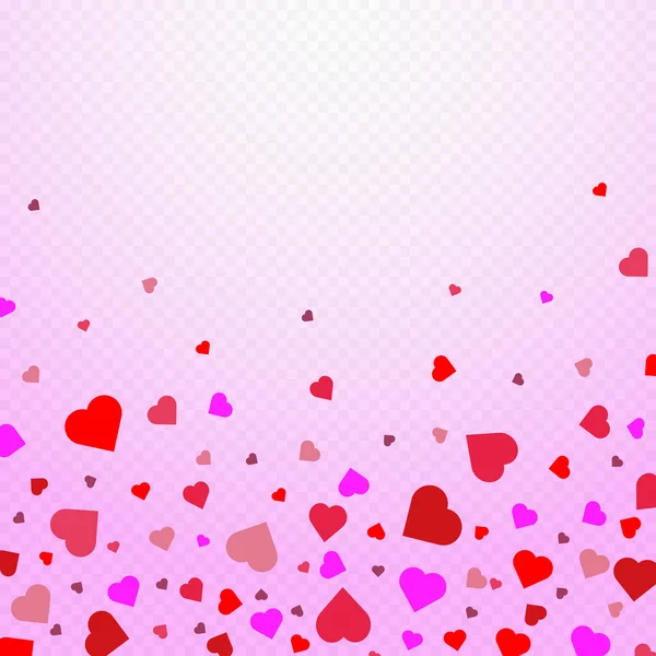 Confetti hart. Valentines. — Stockvector