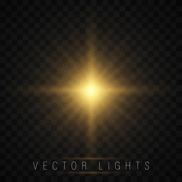 Efeito de luz de brilho . — Vetor de Stock