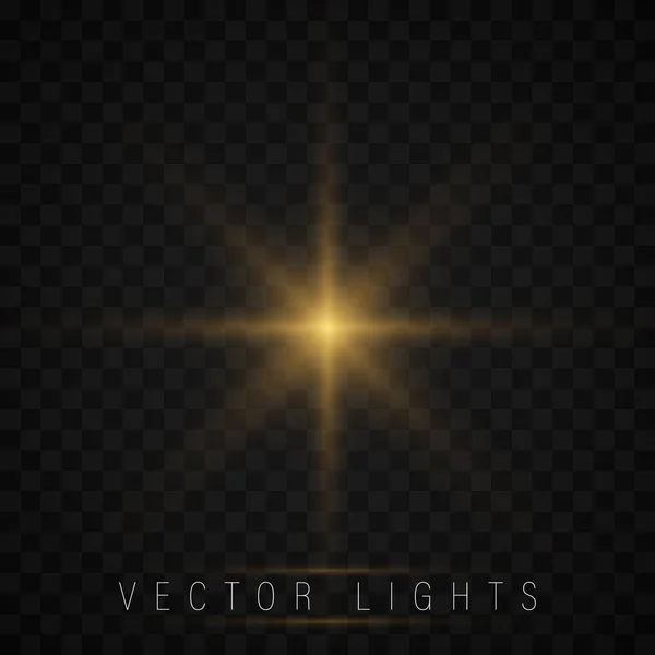 Efecto de luz brillante. — Vector de stock