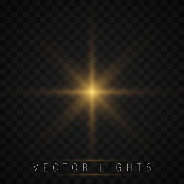 Efeito de luz de brilho . — Vetor de Stock