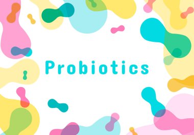 Probiyotik bakteri logosu.