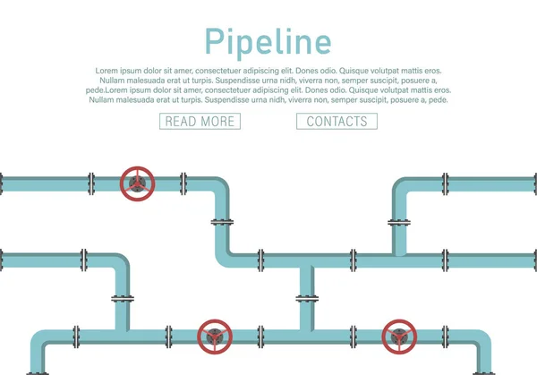 Fundo projeto pipeline — Vetor de Stock