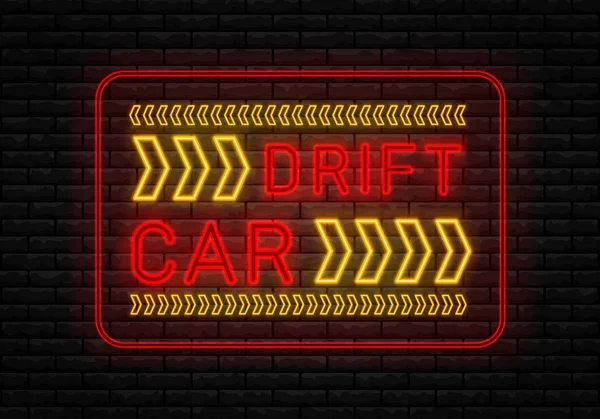 Show de Drift Racing. — Archivo Imágenes Vectoriales