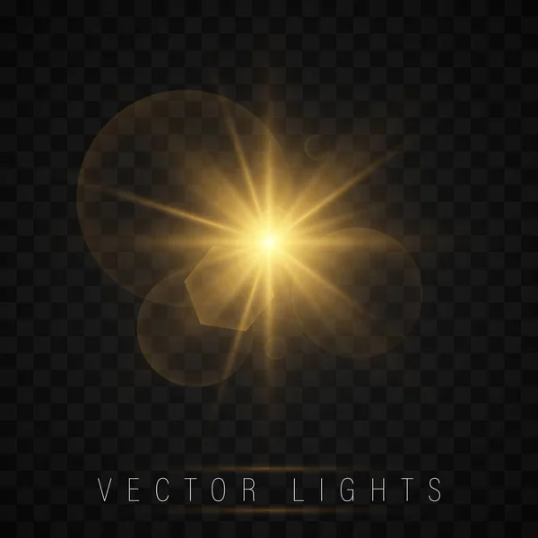 Light effect set. — Stock Vector