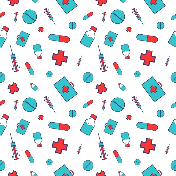 Tıbbi kutsal kişilerin resmi, deseni.