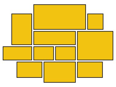 Fotoğraflar için vektör çerçeve.