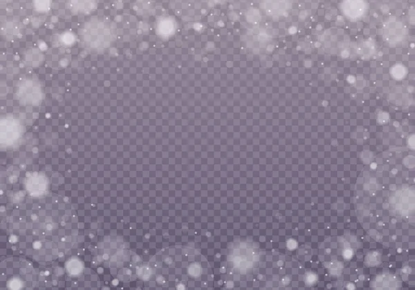 Effet neige tombante . — Image vectorielle