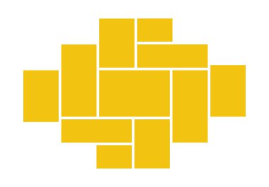 Fotoğraflar için vektör çerçeve.