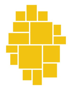 Fotoğraflar için vektör çerçeve.