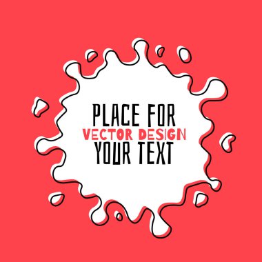 Geçerli boya lekeleri.