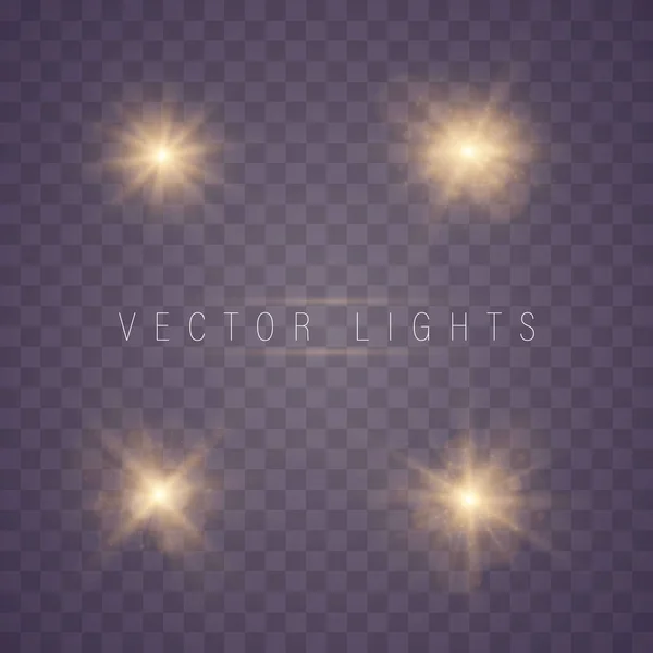 Light effect glow. — Stock Vector