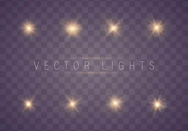 Light effect glow. — Stock Vector