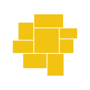 Fotoğraflar için vektör çerçeve.