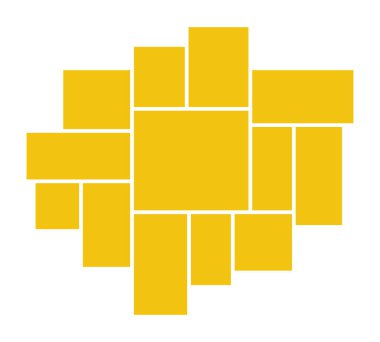 Fotoğraflar için vektör çerçeve.