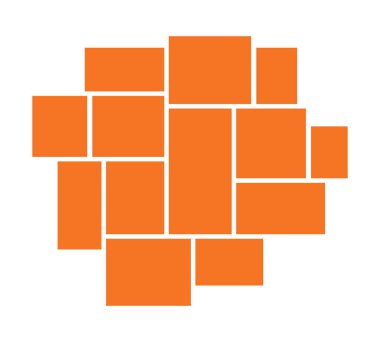 Fotoğraflar için vektör çerçeve.