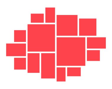 Fotoğraflar için vektör çerçeve.