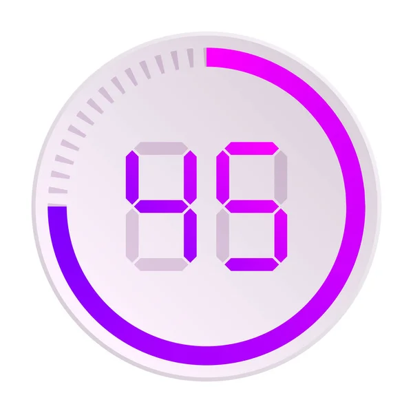 Clock and watch. Vector. — Stock Vector