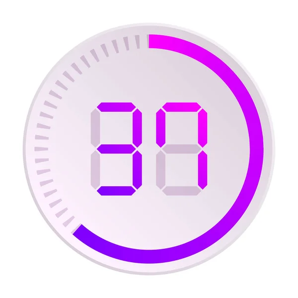 Clock and watch. Vector. — Stock Vector