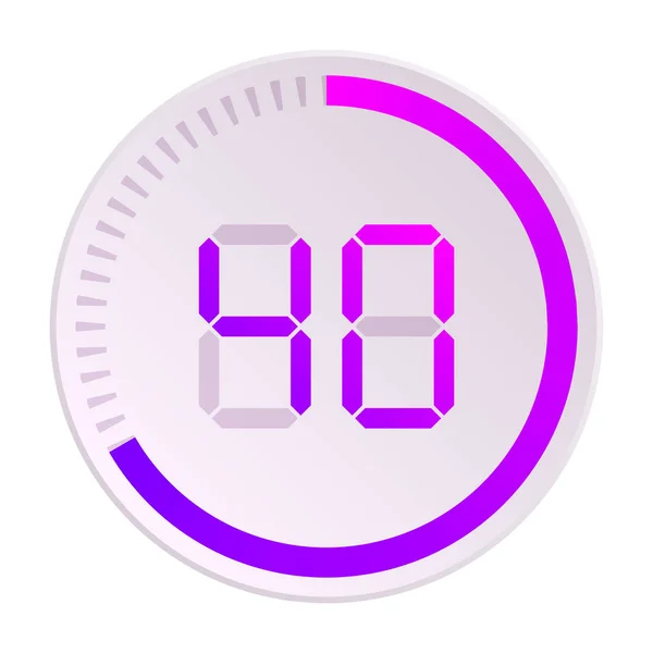 Clock and watch. Vector. — Stock Vector