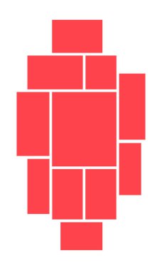 Fotoğraflar için vektör çerçeve.