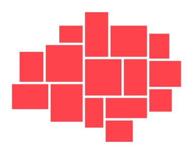 Fotoğraflar için vektör çerçeve.