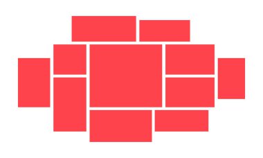 Fotoğraflar için vektör çerçeve.