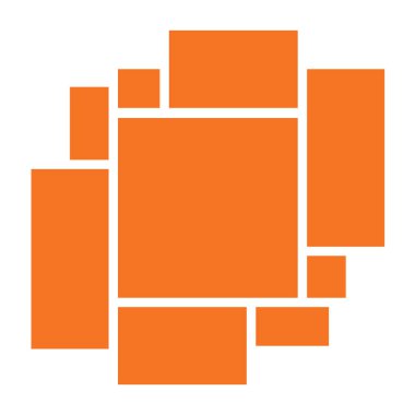 Fotoğraflar için vektör çerçeve.