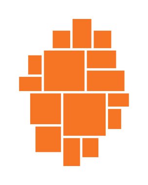 Fotoğraflar için vektör çerçeve.