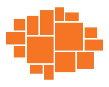 Fotoğraflar için vektör çerçeve.