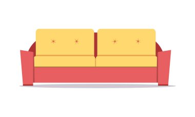 Kanepe renkli vektör 