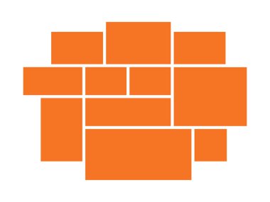 Fotoğraflar için vektör çerçeve.