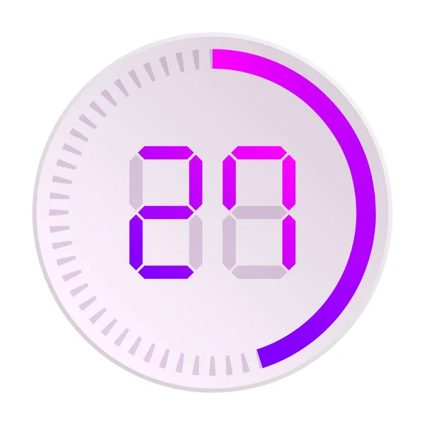 Clock and watch. Vector. — Stock Vector