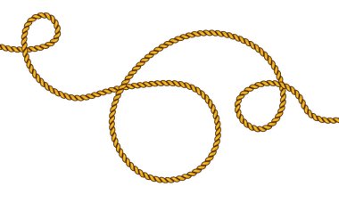 Gerçekçi fiber halatlar.
