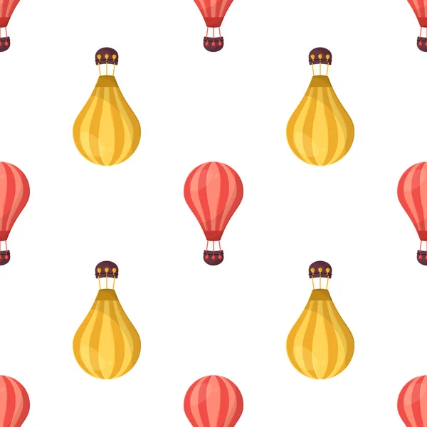 Muster von Luftballons. — Stockvektor