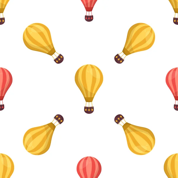 Muster von Luftballons. — Stockvektor