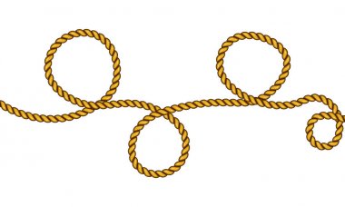 Gerçekçi fiber halatlar.