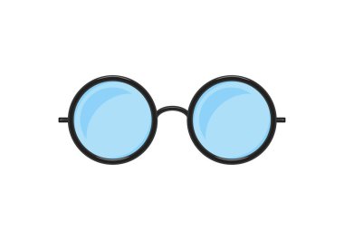 Düz tarzda güneş gözlüğü.