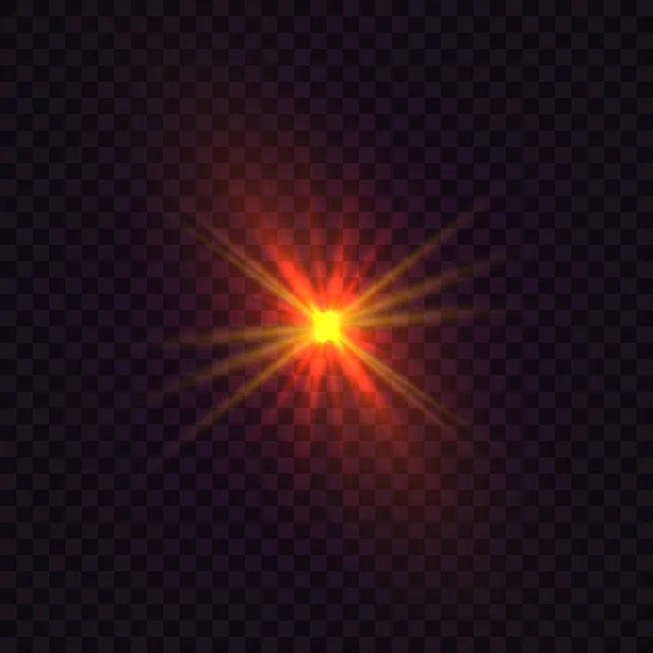 Αστέρια φώτα λάμψη — Διανυσματικό Αρχείο